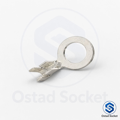 تصویر از سر سیم گرد 8 فسفور برنج آبکاری ضخیم